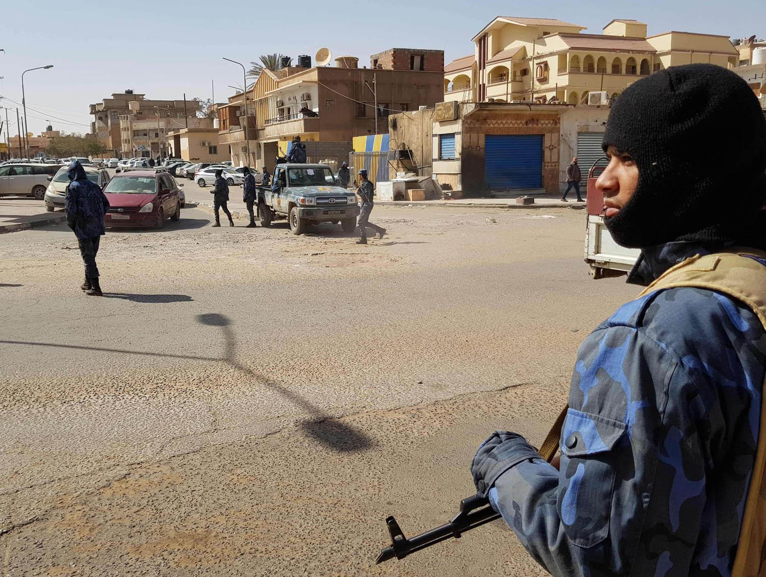 قوات تابعة للمشير خليفة حفتر تنتشر في سبها