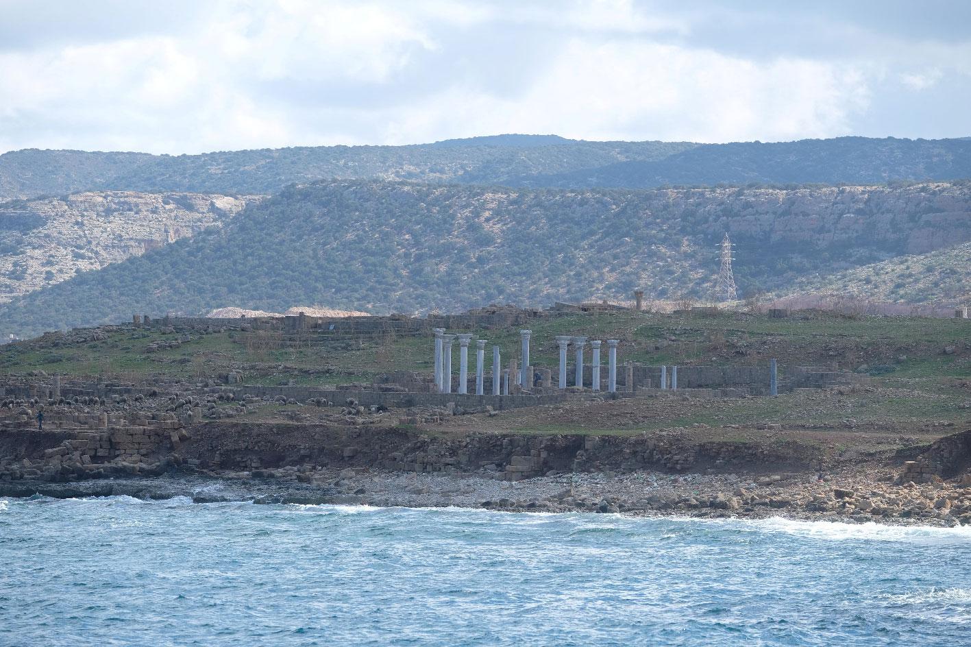 The view of the historical monuments near the fishing port of Susah, Libya February 10, 2019.