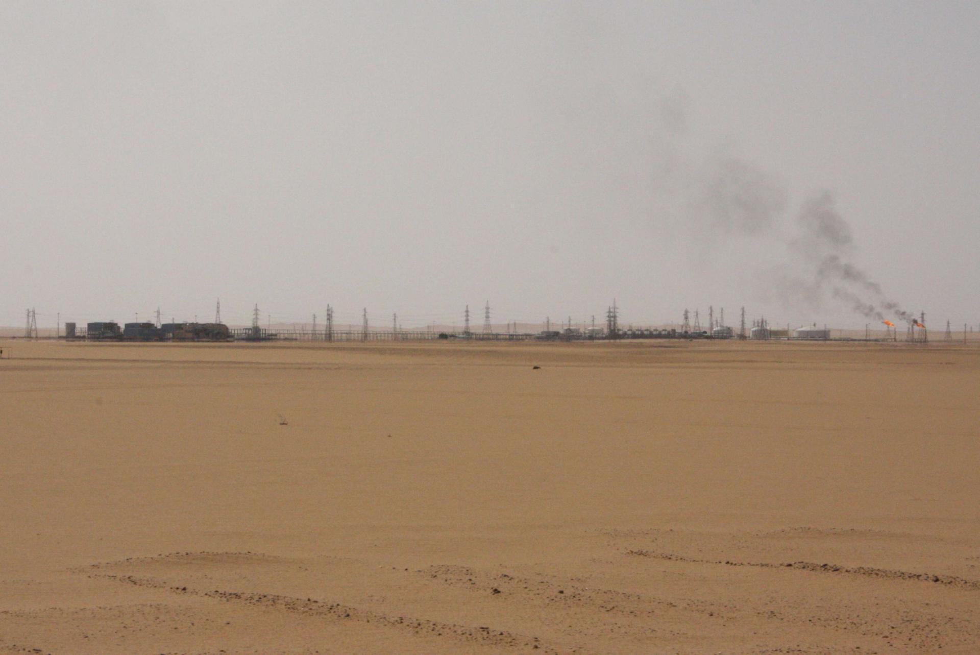 A view shows Sharara oil field near Ubari, Libya, July 6, 2017.