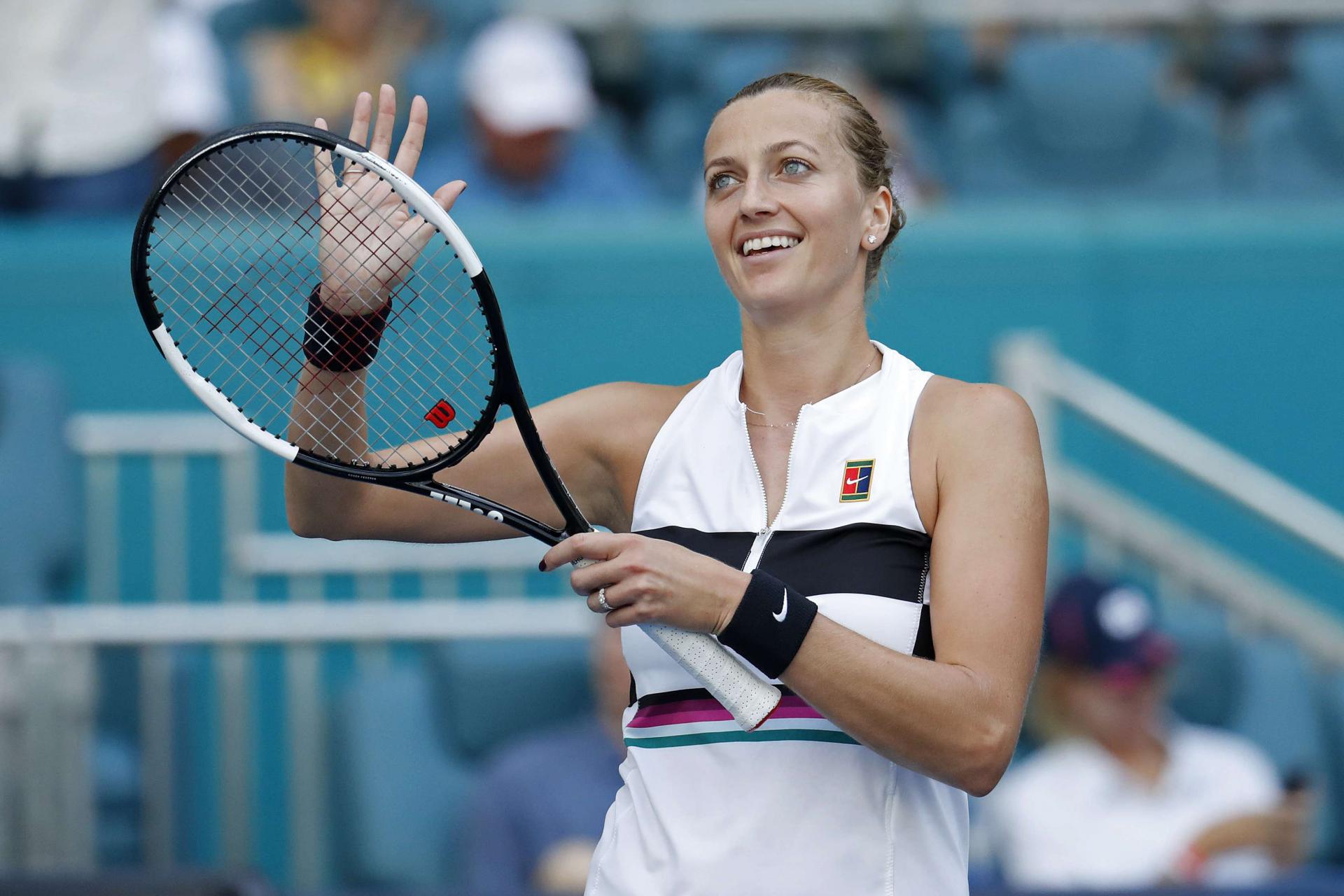 كفيتوفا تصطدم ببارتي