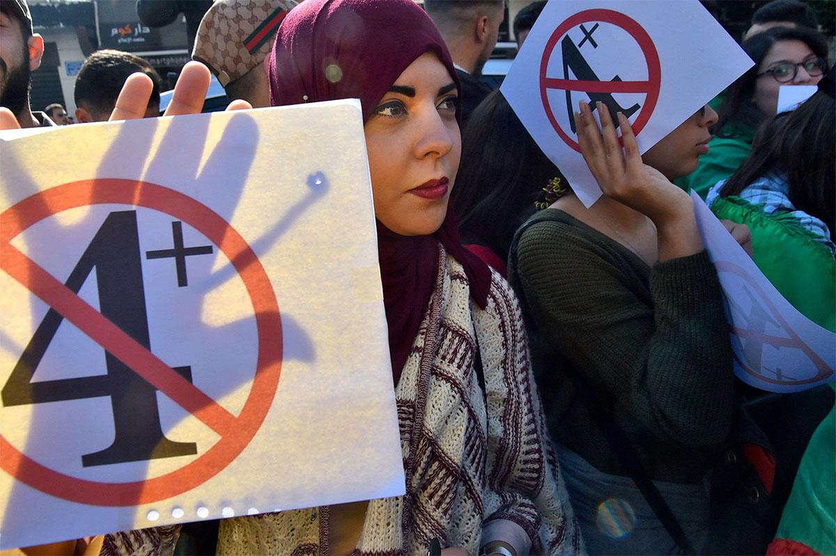 Algerian students are resisting the extension of the fourth mandate