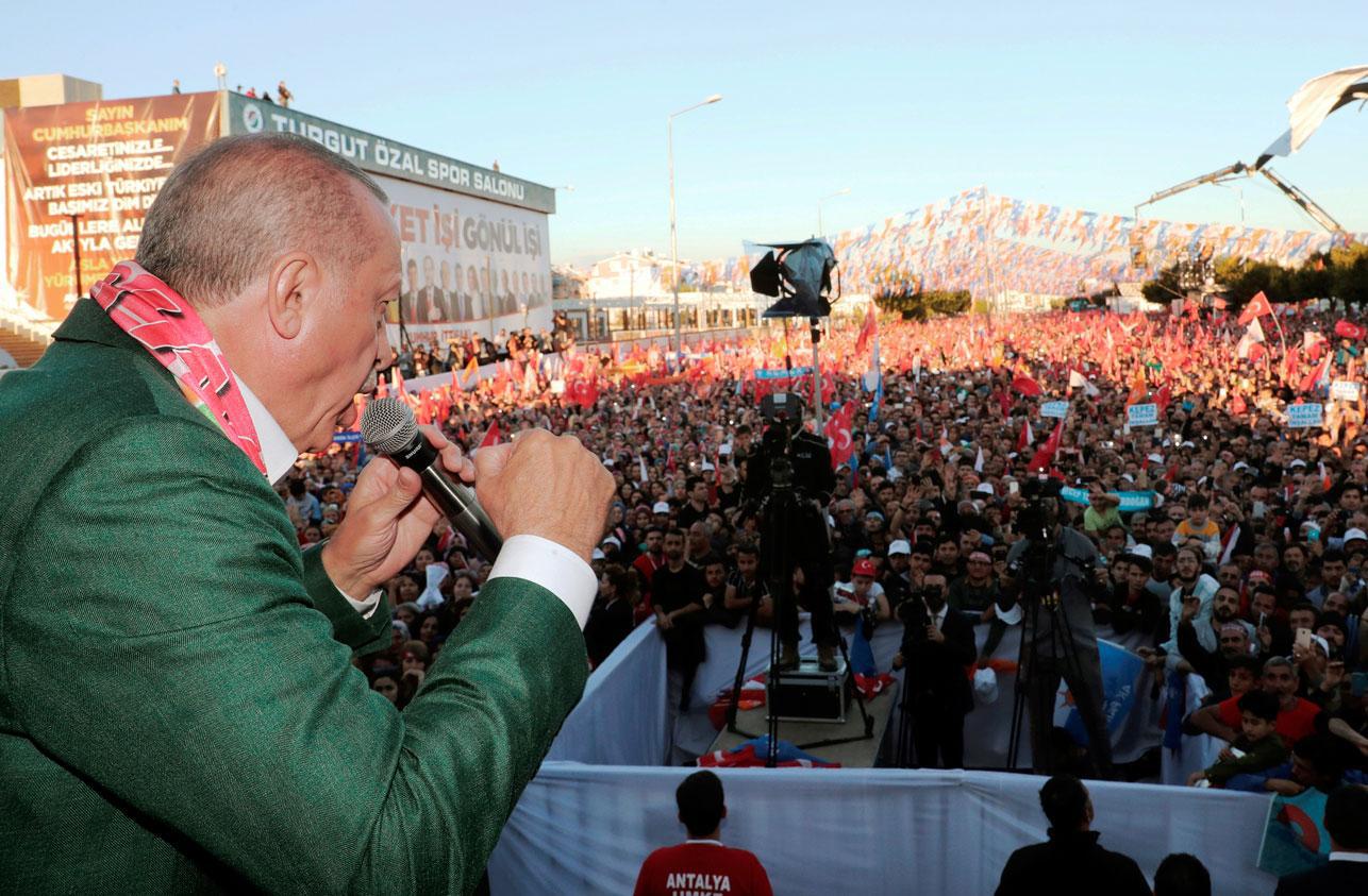 الرئيس التركي رجب طيب اردوغان