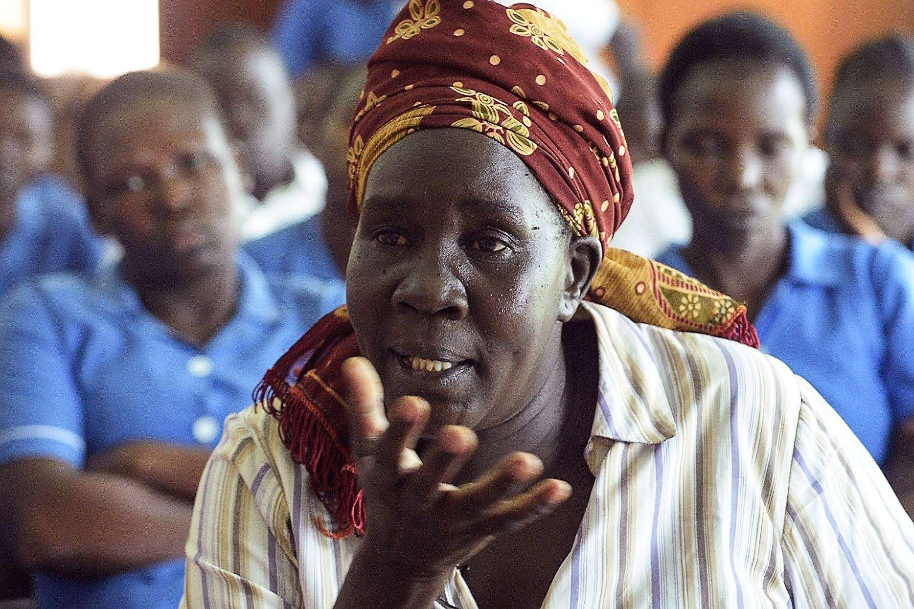 "In my village, most of the ladies you find they deliver at home because we don't have trained health personnel like midwives.