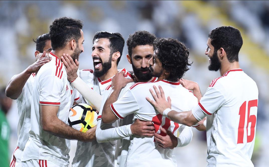 صورة من حساب منتخب الامارات الرسمي على تويتر