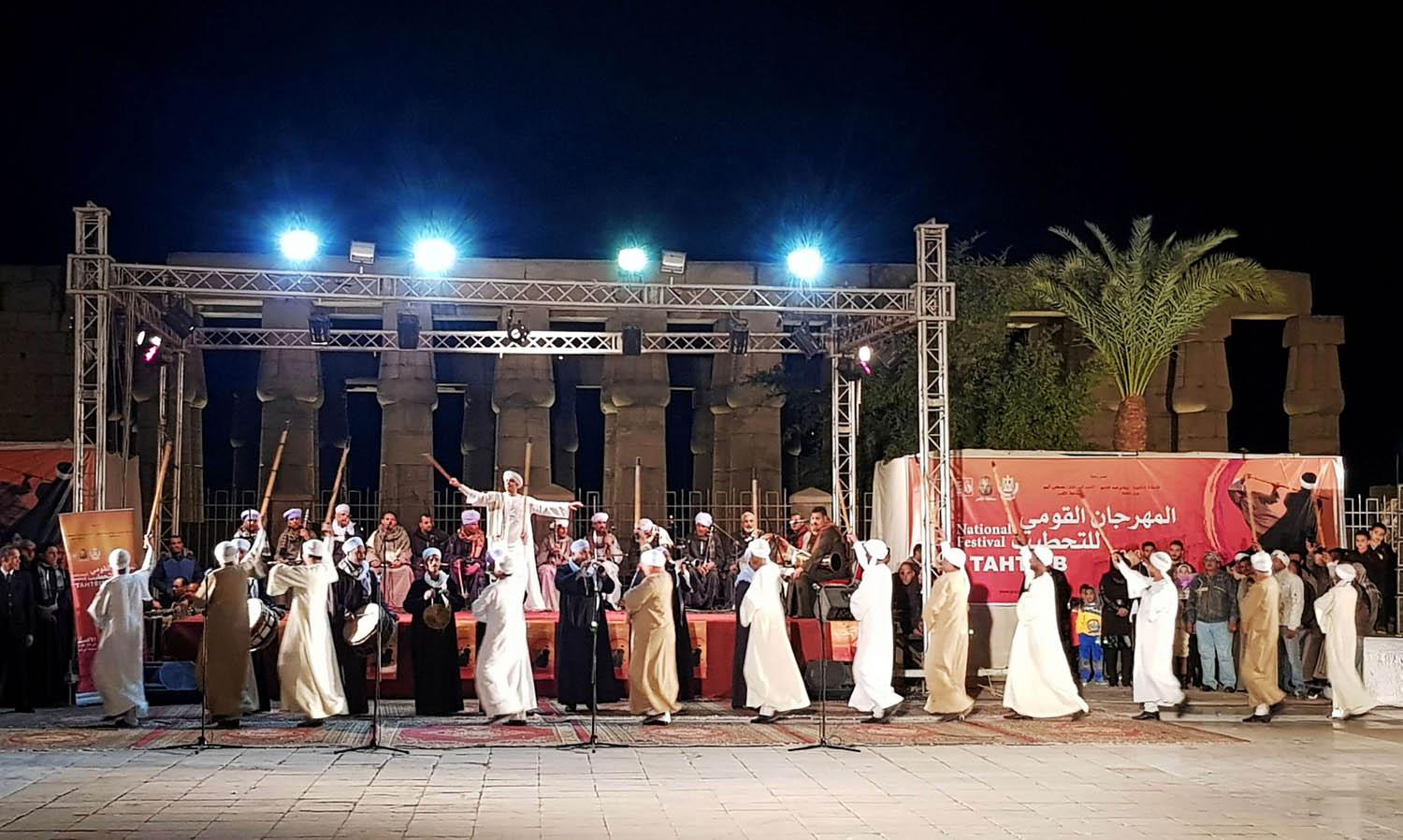 مهرجان رقصة التحطيب في الأقصر