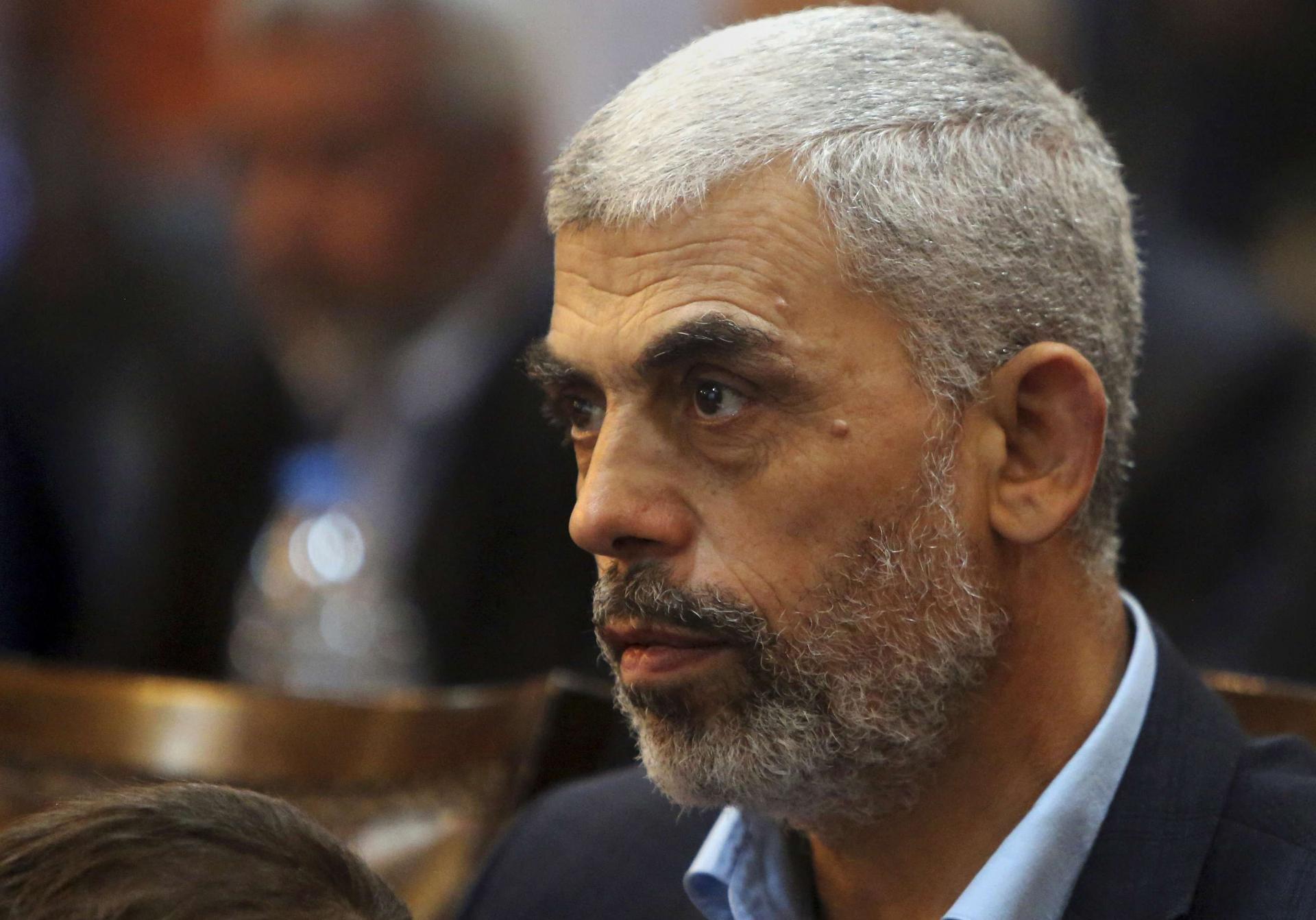 رئيس حركة حماس بقطاع غزة يحيى السنوار 