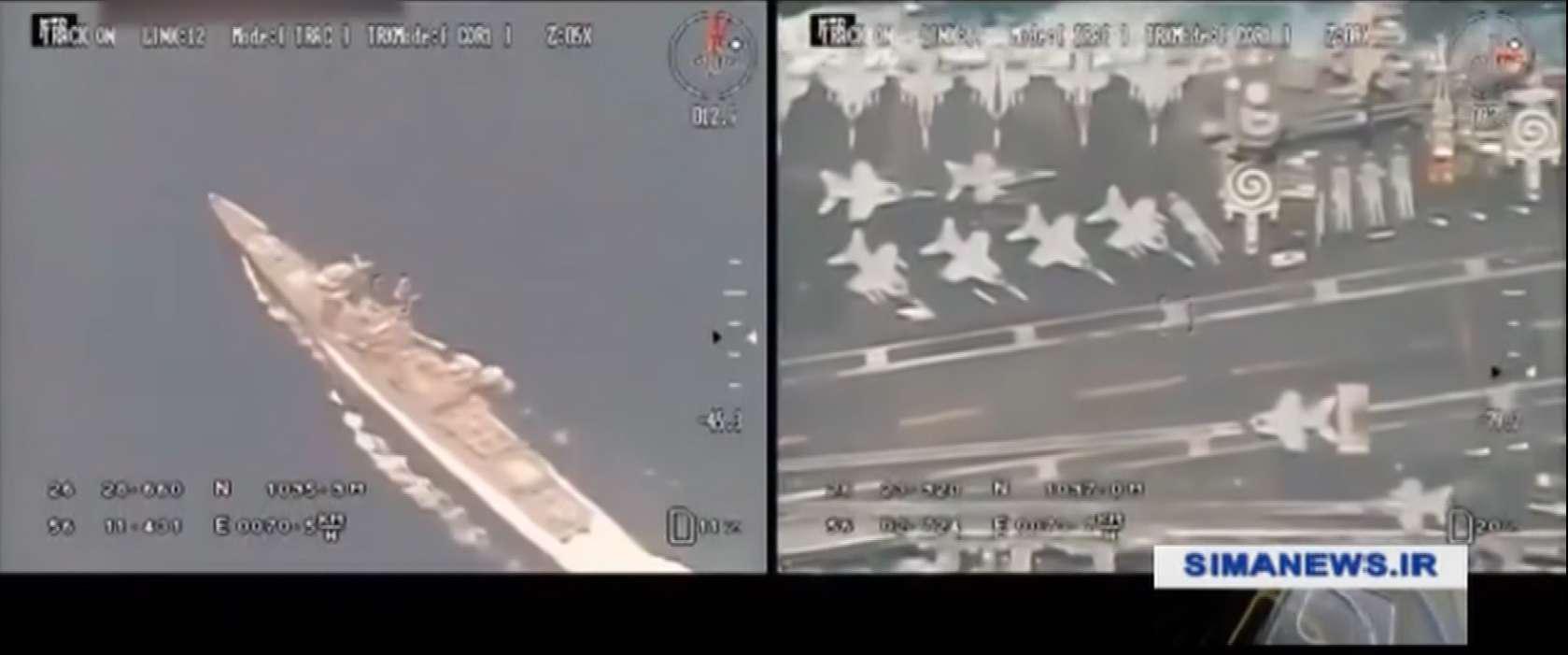 The video, which could not be independently verified, showed a light blue drone of the Iranian Revolutionary Guards taking off from a desert base 