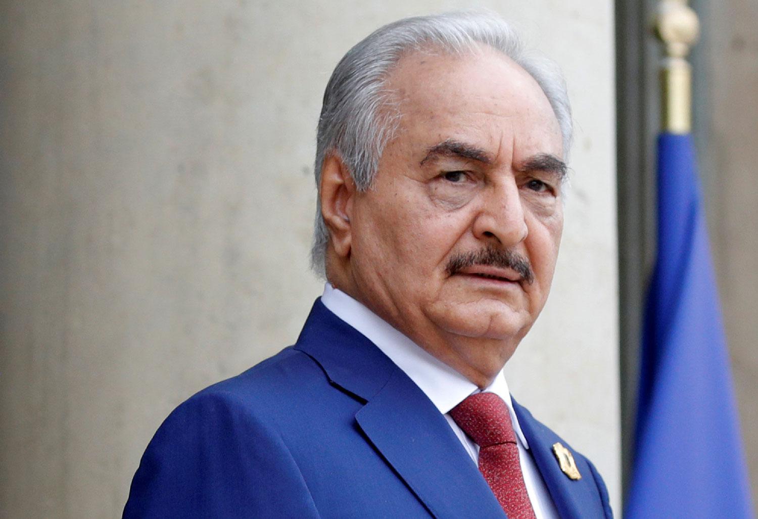 Libyan military strongman Khalifa Haftar