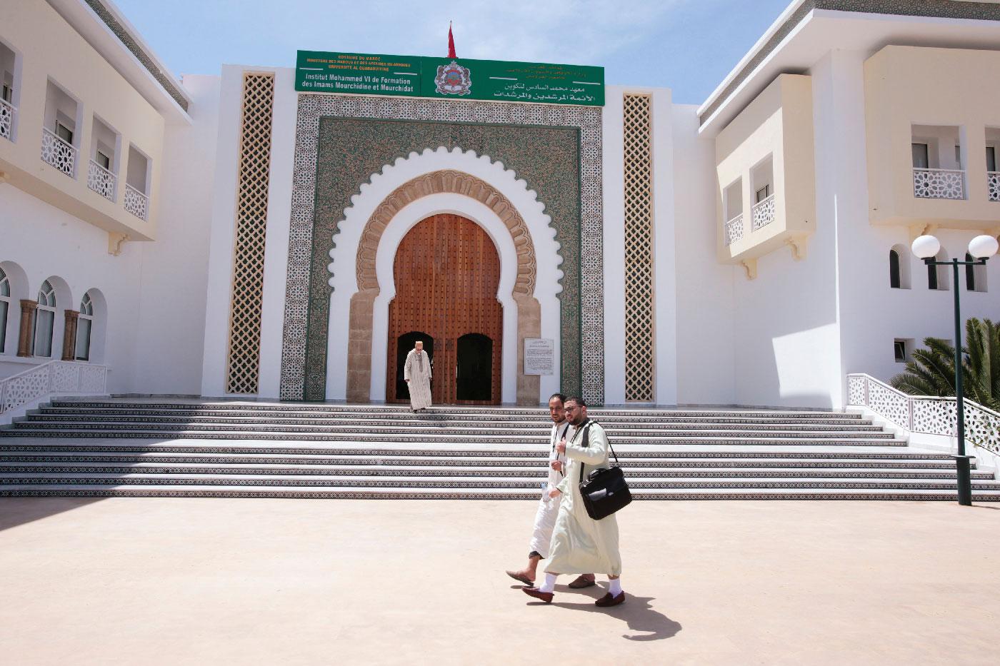 Mohammed VI Institute for training Imams is pictured in Rabat