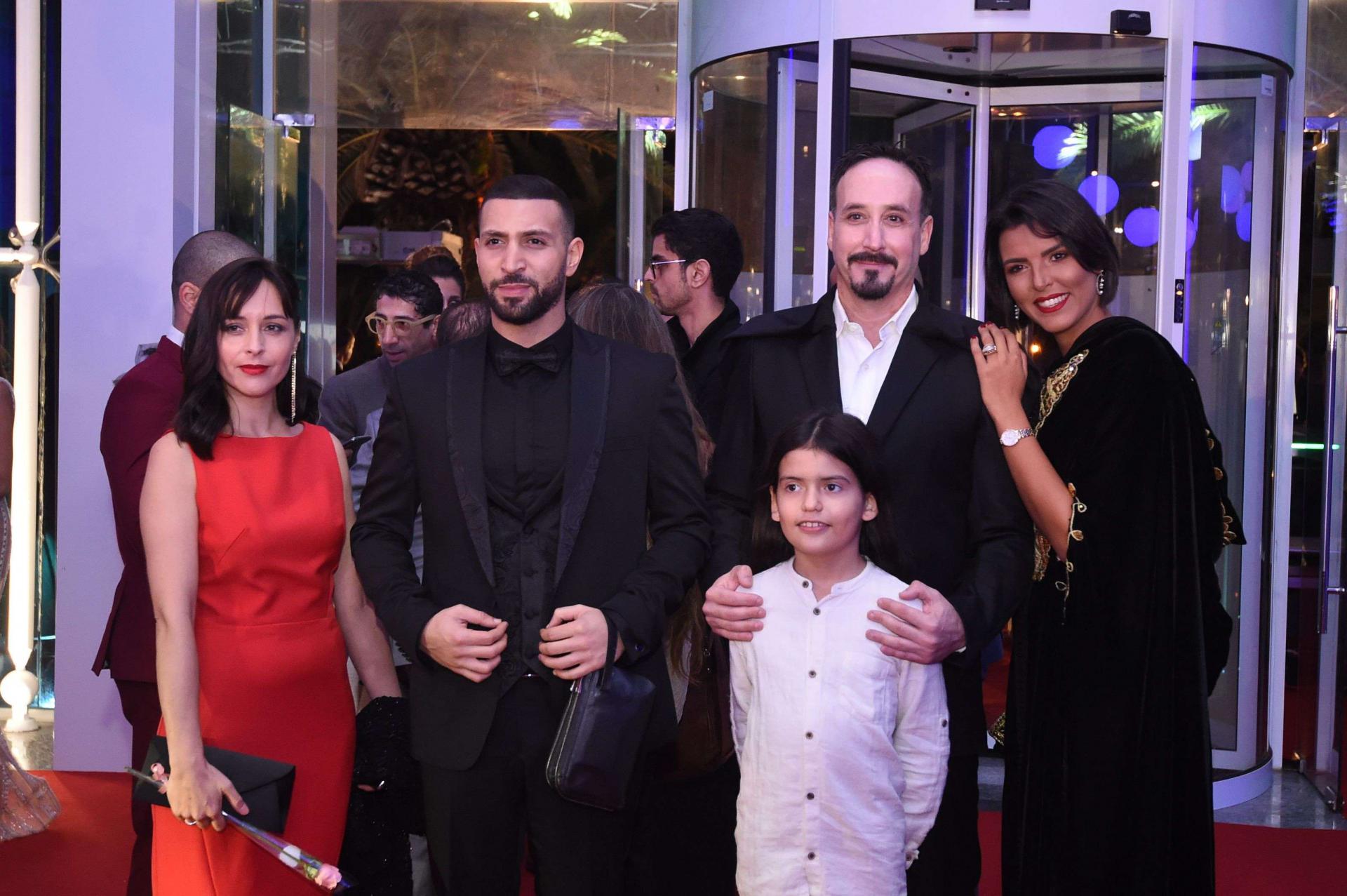 صورة للمثلين من تونس من بينهم نجيب بلقاضي