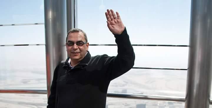 الكاتب المصري أحمد خالد توفيق (من صفحته التذكارية على فيسبوك) 