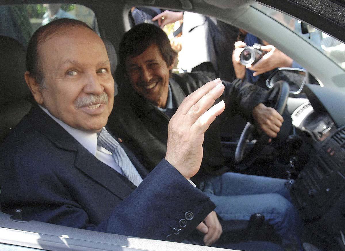 Said Bouteflika (R) was widely seen as the real power behind the presidency since his brother suffered a debilitating stroke in 2013