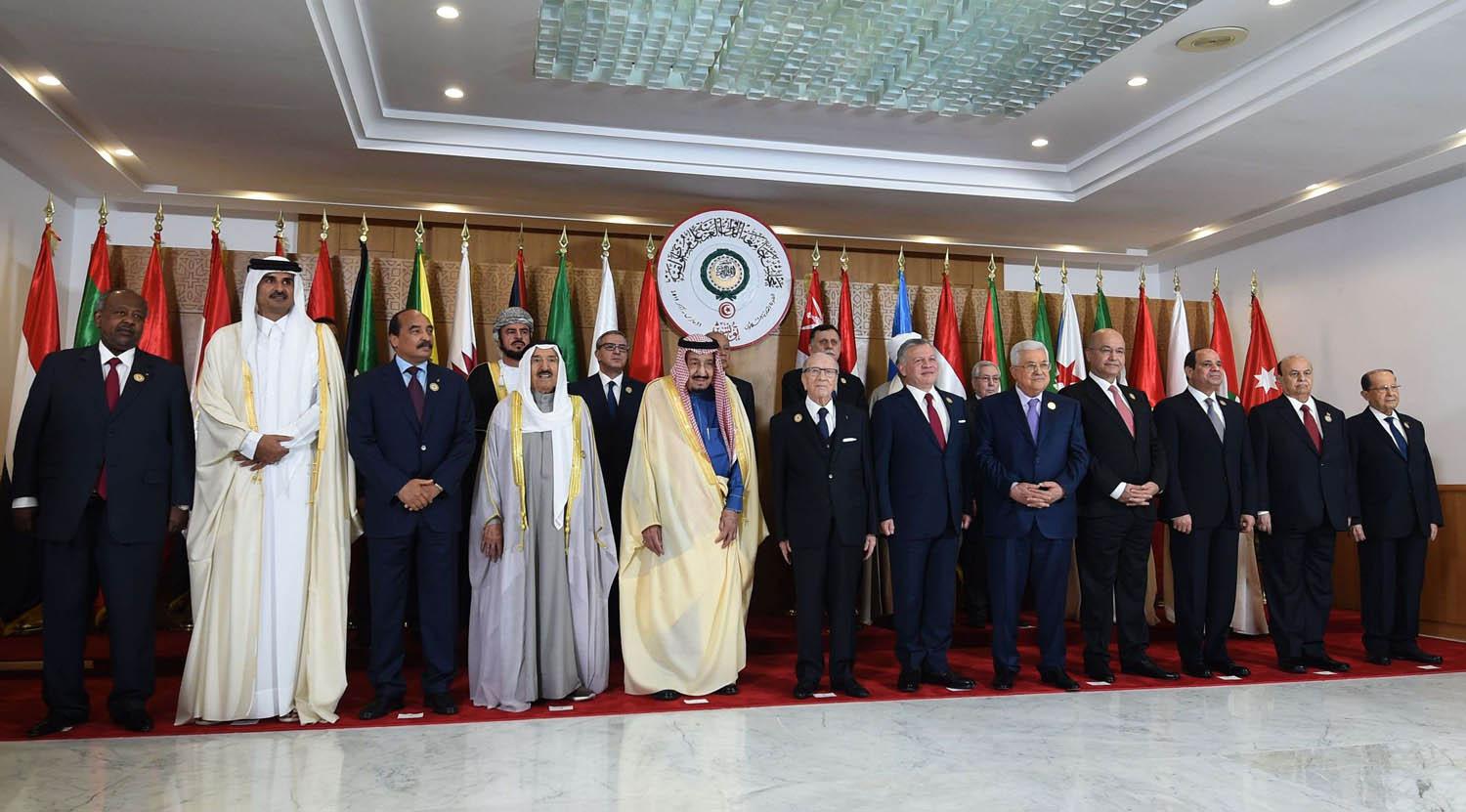 الزعماء العرب - قمة تونس 2019