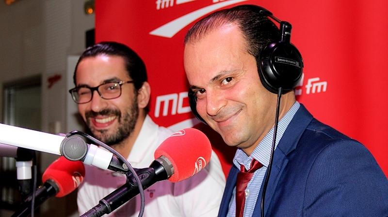 صورة وسيم الحريصي رفقة اعلامي تونسي من فيسبوك