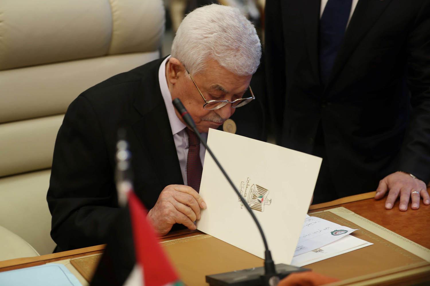 الرئيس الفلسطيني محمود عباس