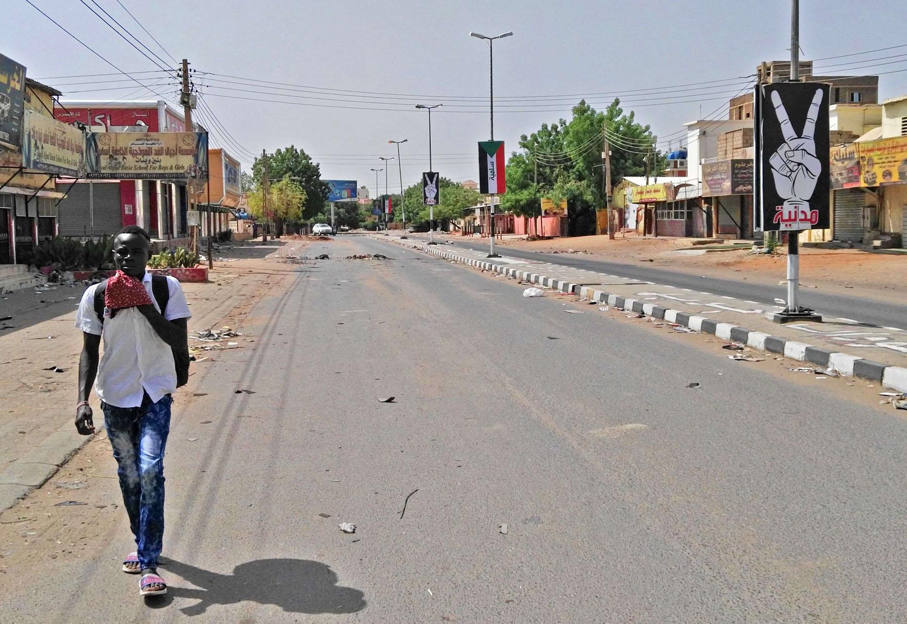 The health ministry says 61 people died nationwide in the crackdown, 52 of them by "live ammunition" in Khartoum