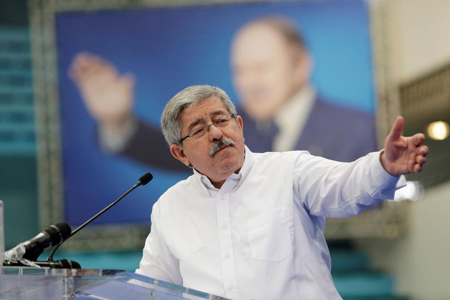 Algeria's former prime minister Ahmed Ouyahia