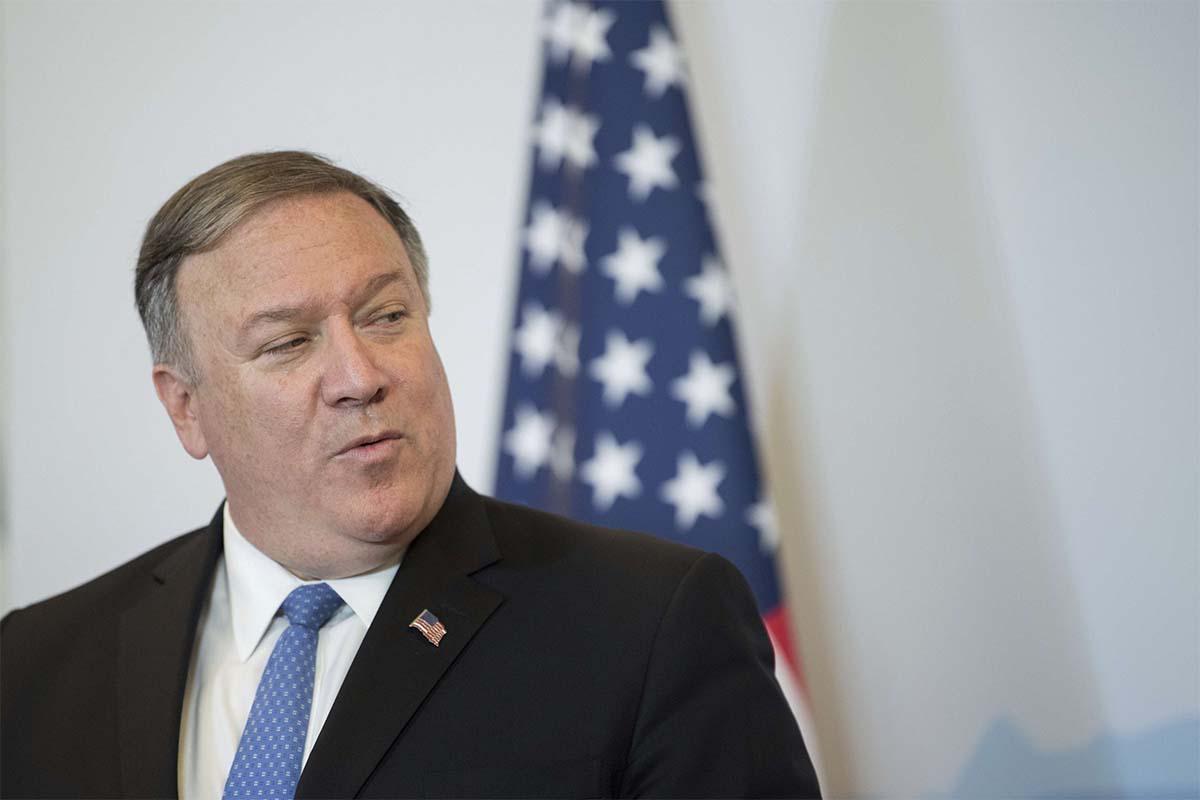 Pompeo said US would continue to work to reverse Iran's malign activity in the Middle East