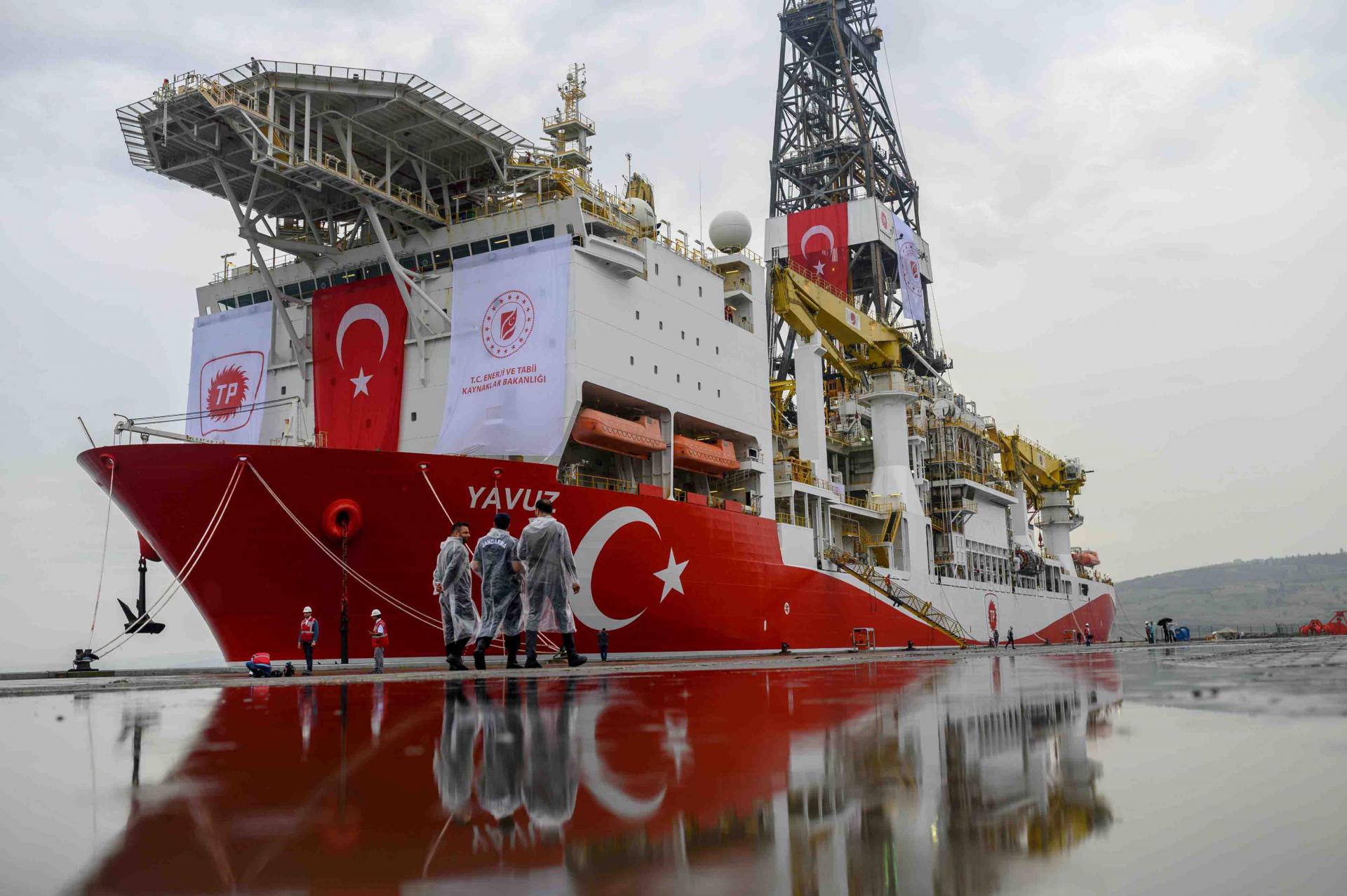 Turkish officials said the new vessel is the 229-metre (750-feet) Yavuz