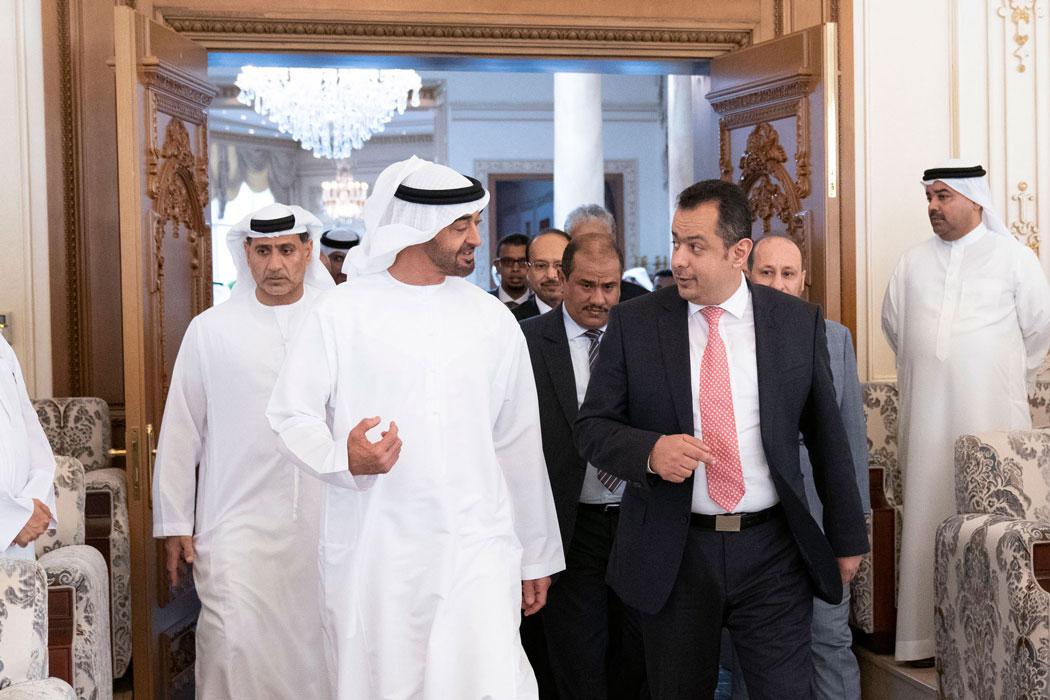 زيارة معين عبدالملك للامارات