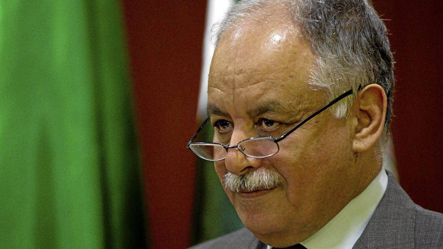 Former Libyan prime minister Baghdadi al-Mahmoudi