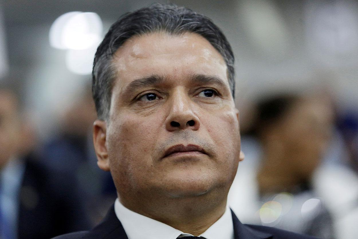 Moad Bouchareb is pictured at the National People's Assembly (APN) in Algiers