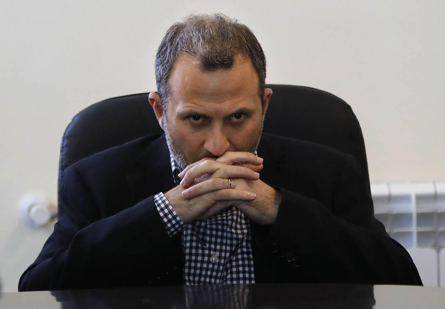 وزير الخارجية اللبناني جبران باسيل