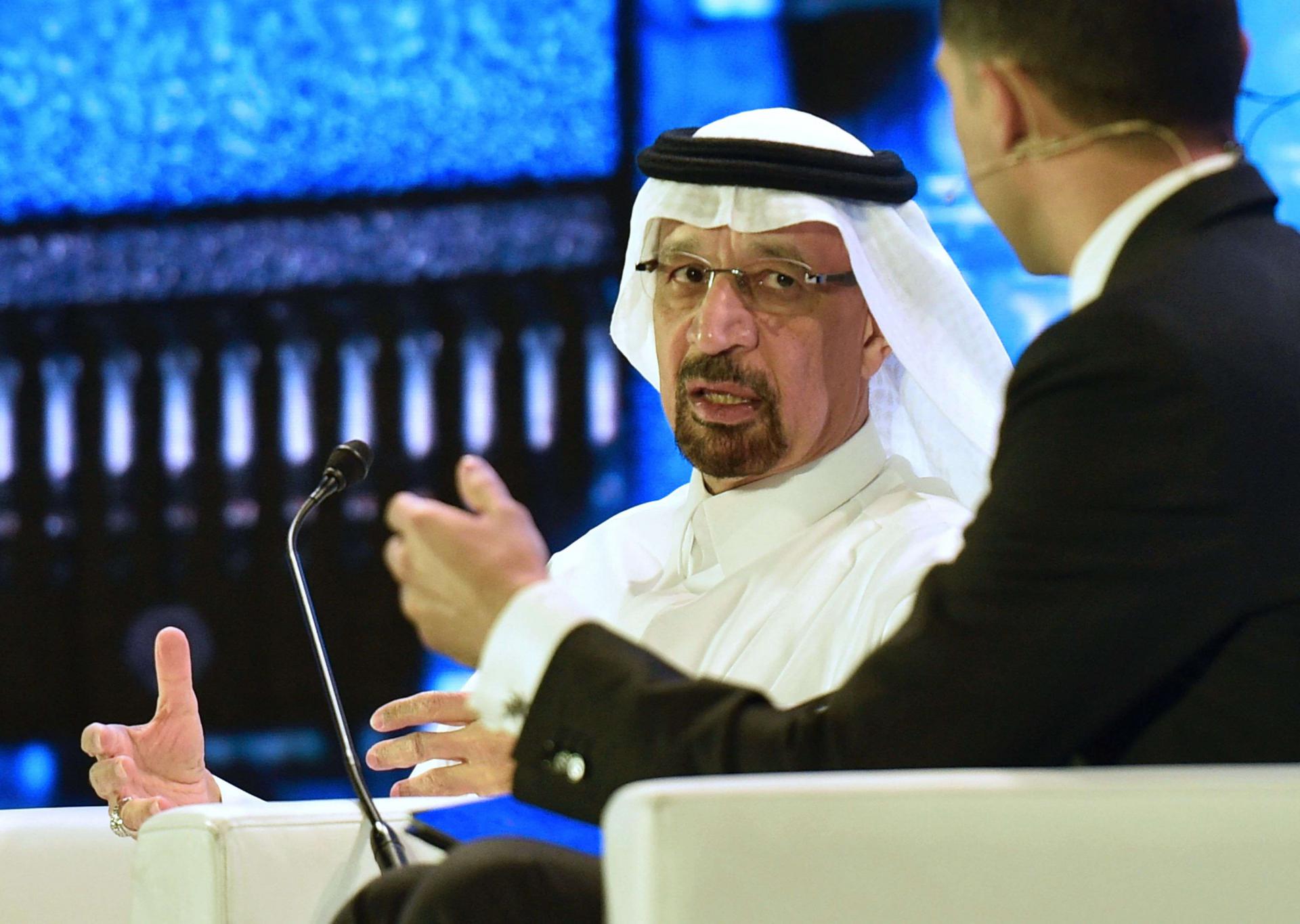 Saudi Arabia's Energy Minister Khalid al-Falih
