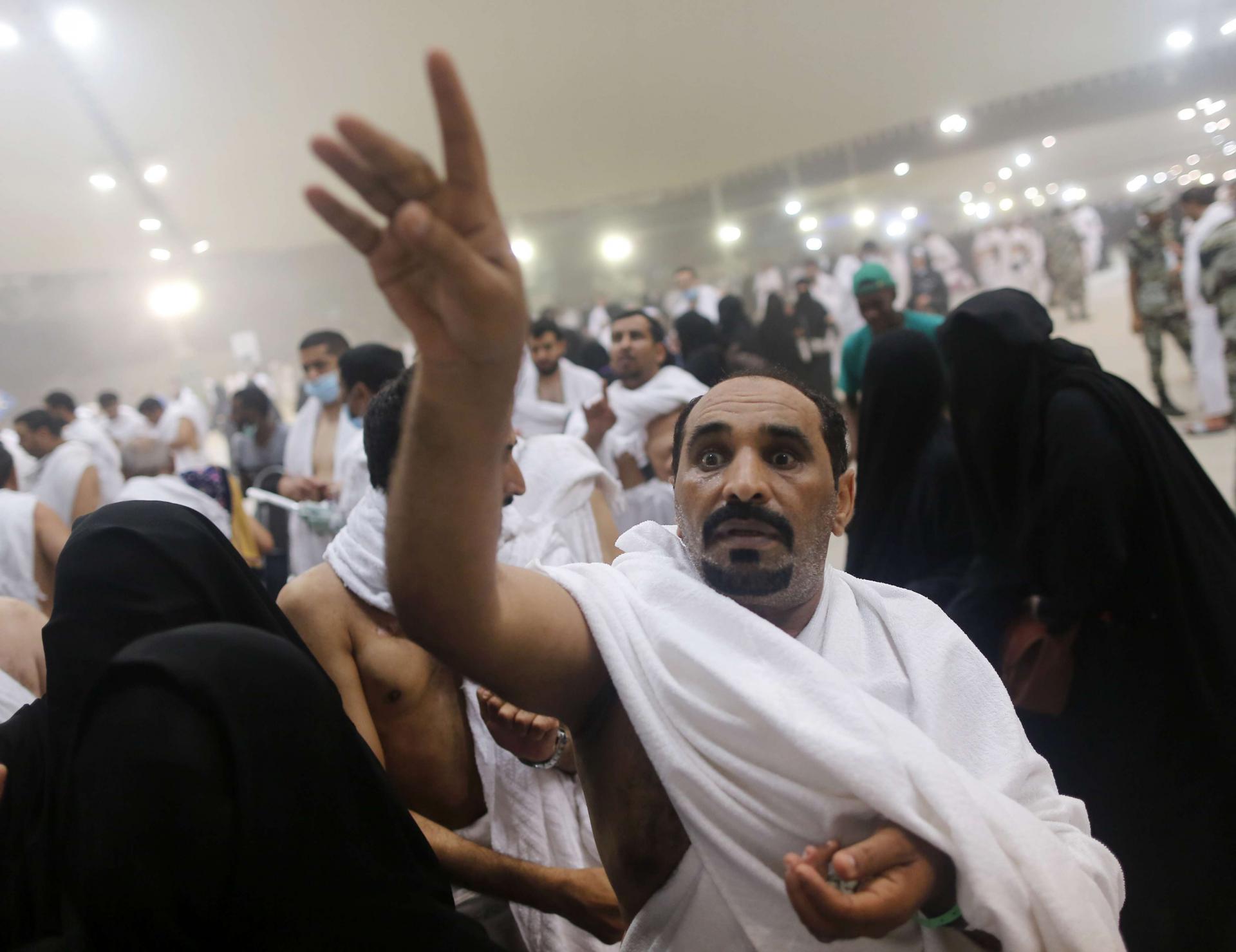 Muslim tradition holds that pilgrims must throw seven stones each at a pillar representing Satan on the first day of Eid al-Adha
