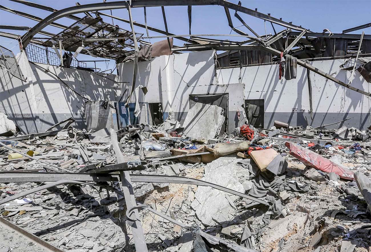 The attack is the second major air strike blamed on Haftar’s forces 