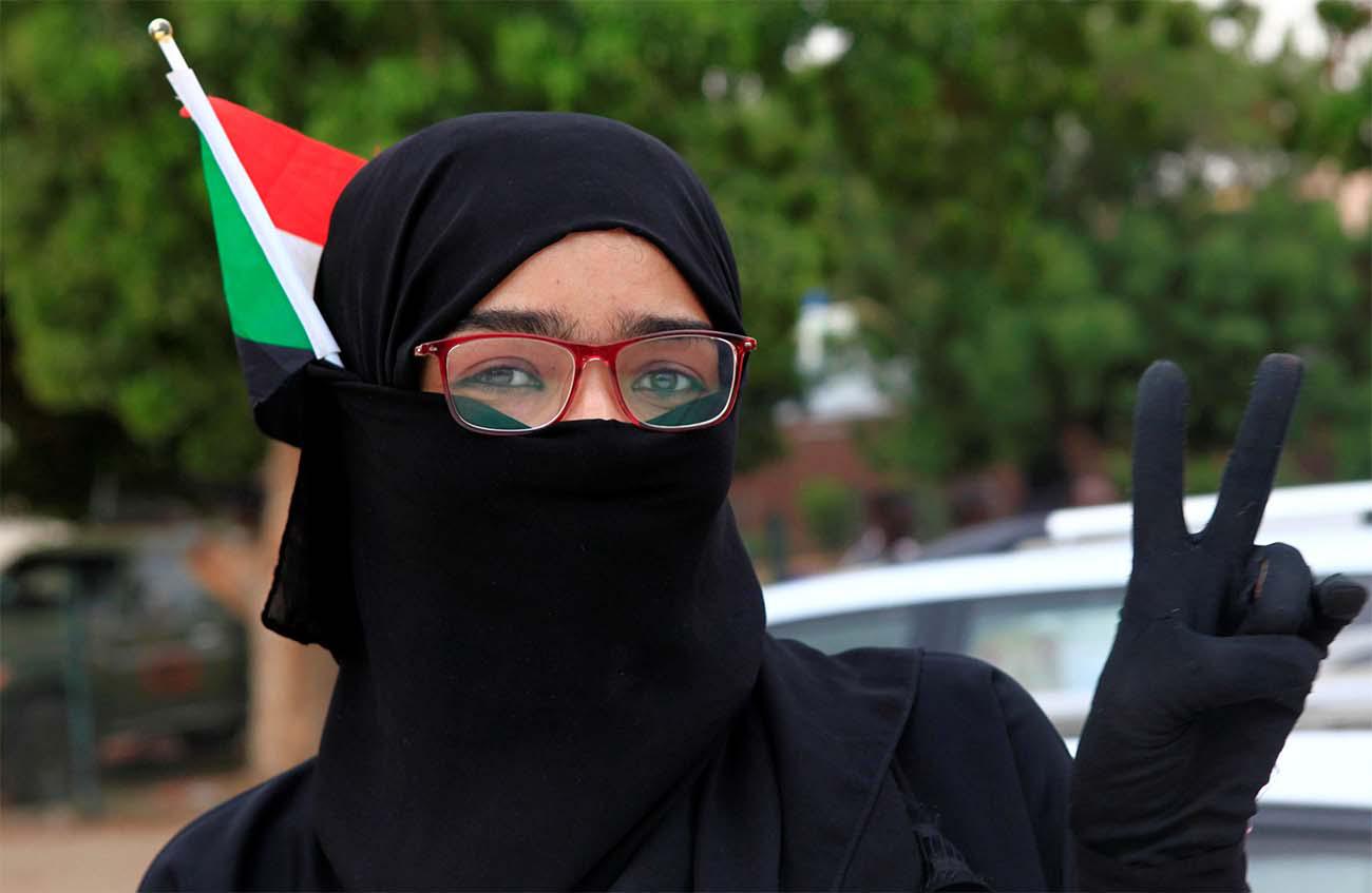 Celebrations were held on the streets of Khartoum Sunday