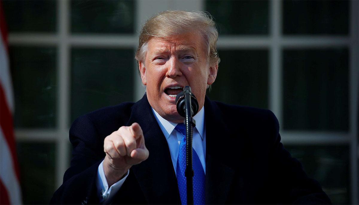 It was not immediately clear what Trump was referring to 