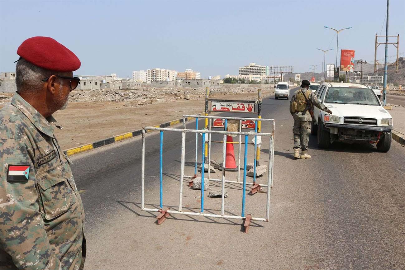 STC ruled out any withdrawal from the military posts in Aden
