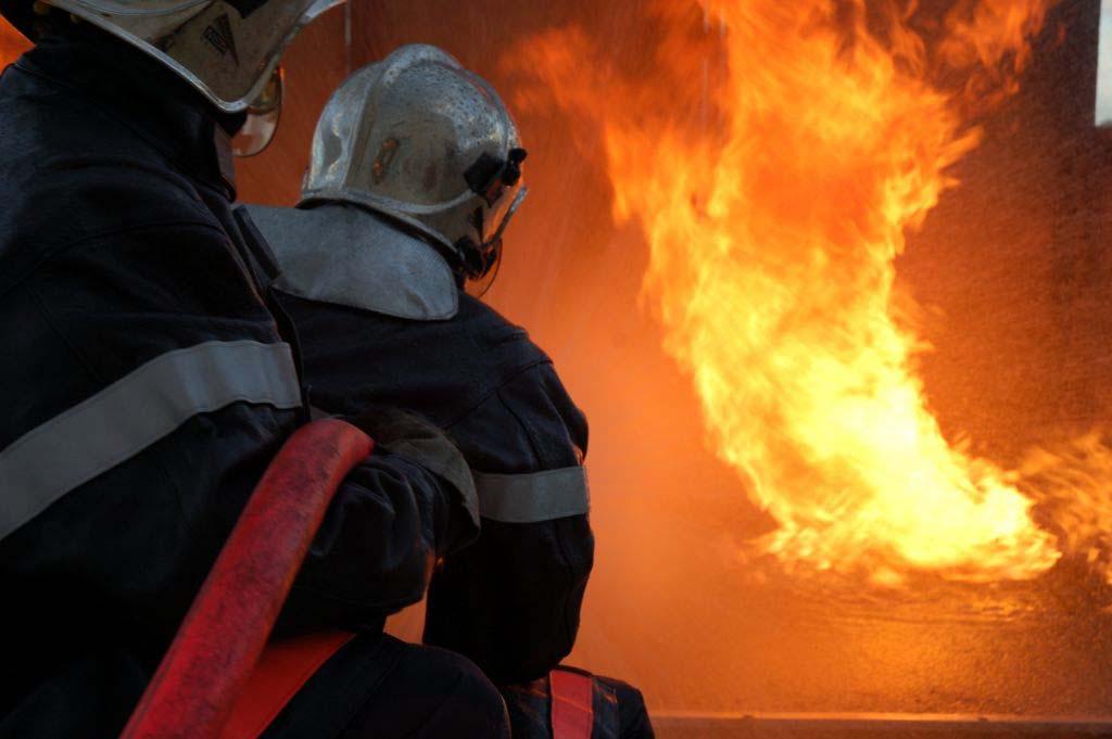 Algerian firefighters
