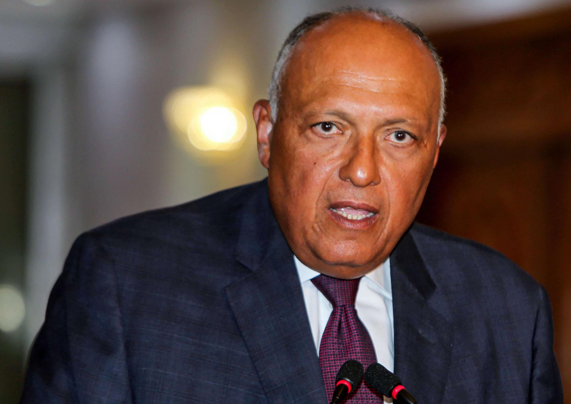 Shoukry was due to hold talks with officials including new Prime Minister Abdalla Hamdok and Sudan's first female foreign affairs minister