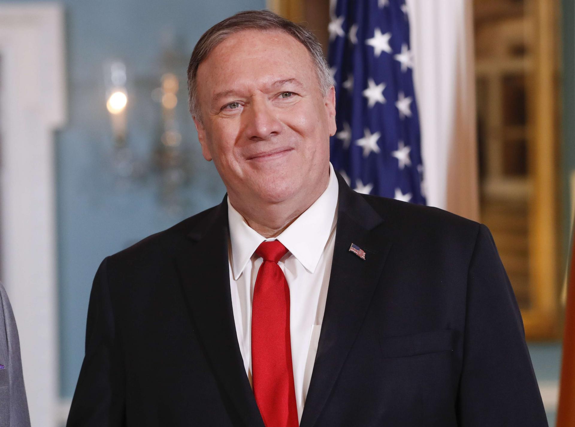 "Tehran is behind nearly 100 attacks on Saudi Arabia while Rouhani and Zarif pretend to engage in diplomacy," Pompeo said