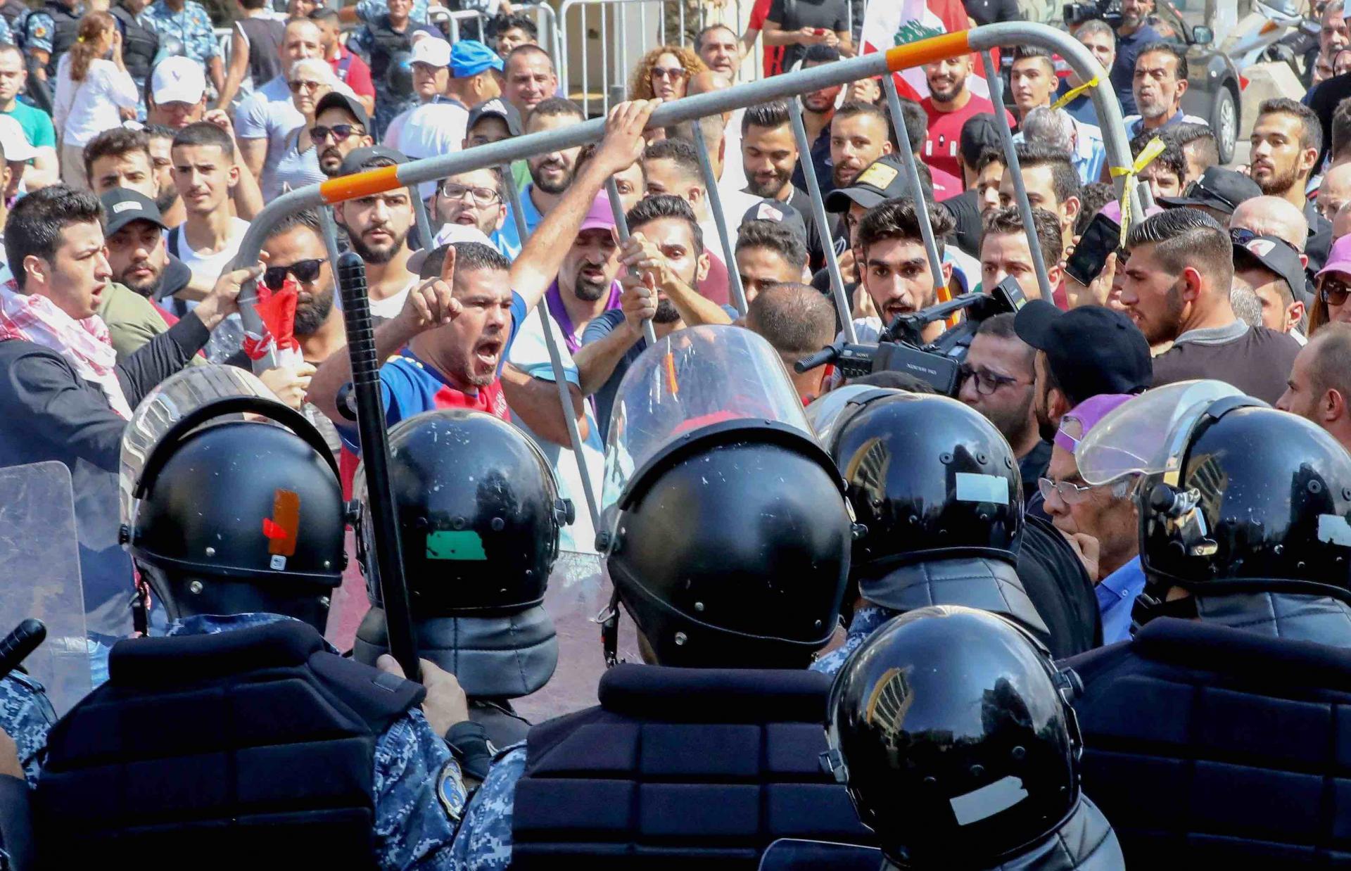 Lebanon, heavily indebted, faces financial strains linked to a slowdown in capital inflows needed for the funding of the government