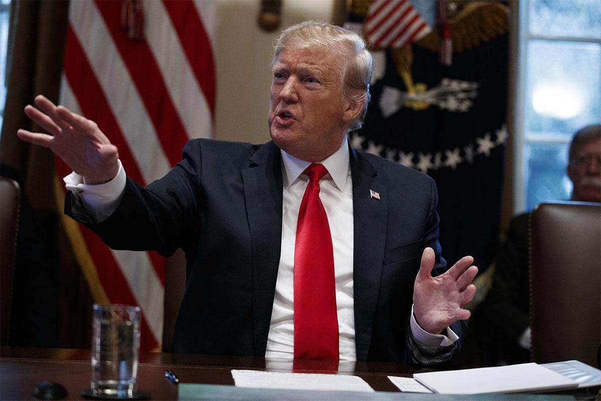 US President Donald Trump