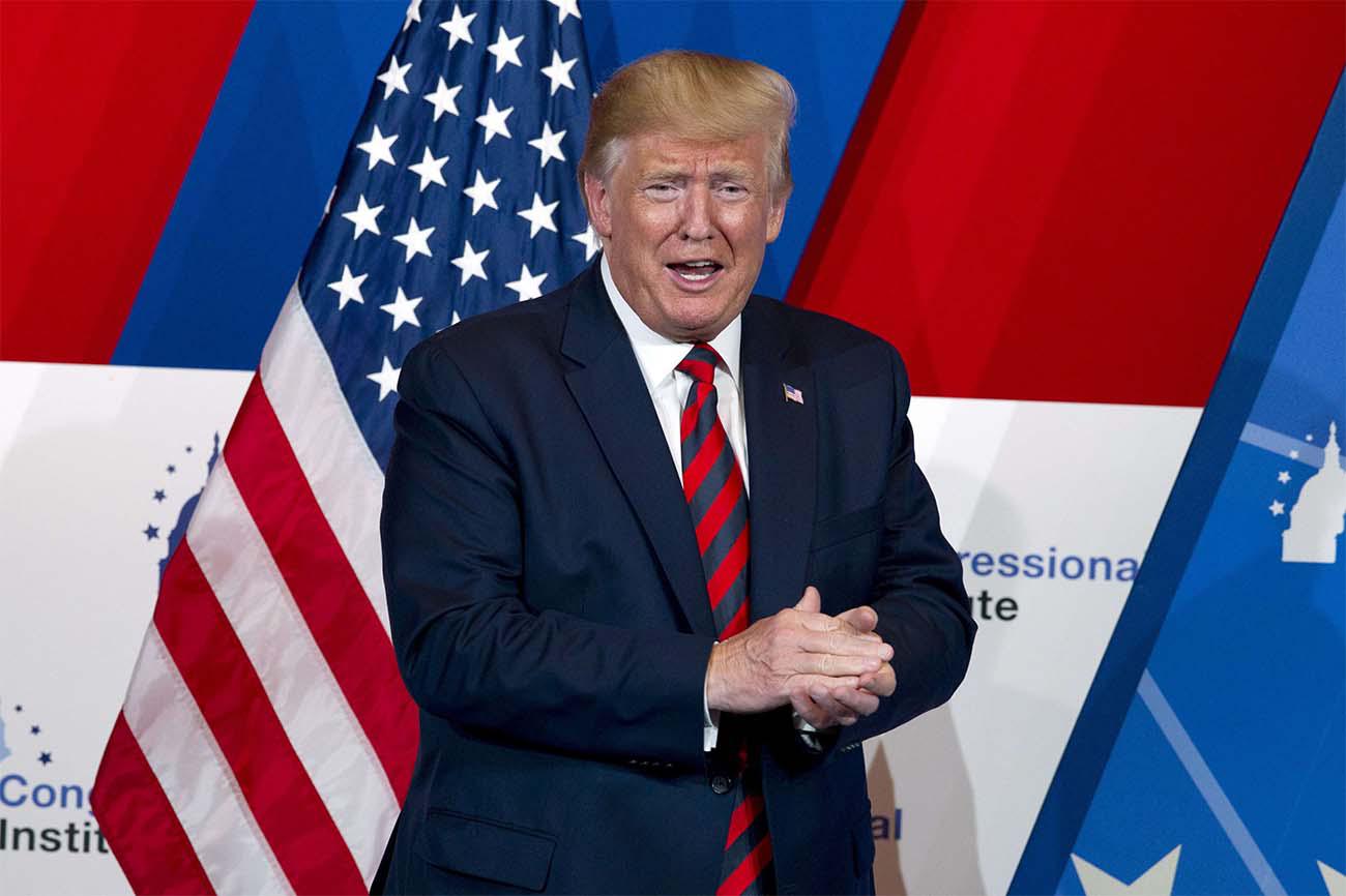 US President Donald Trump