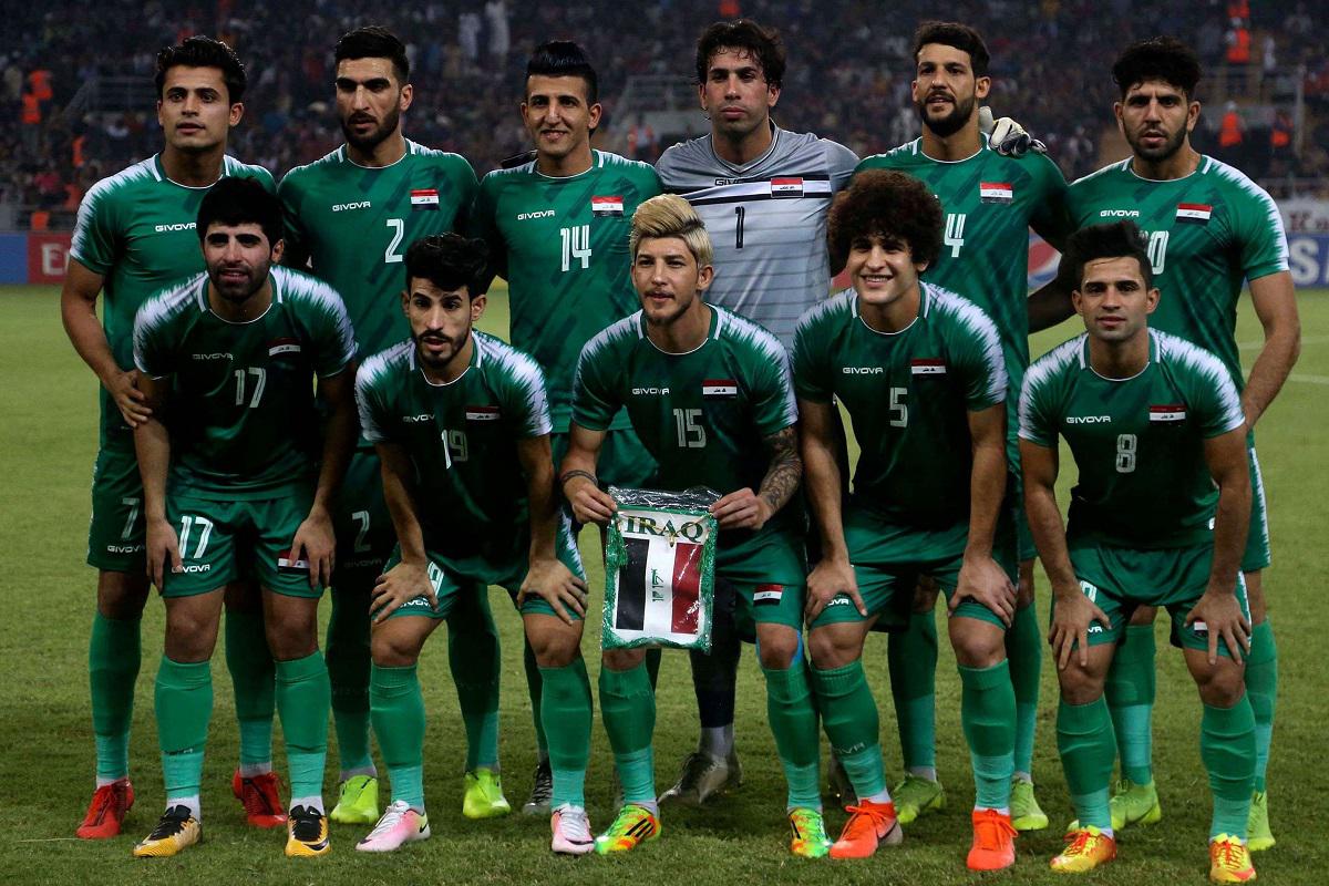لاعبو فريق أسود الرافدين العراقي