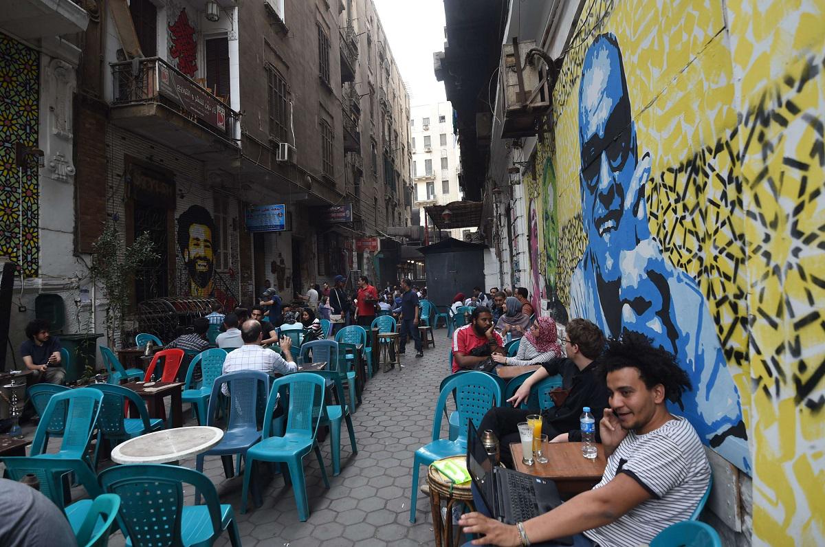 مقهى شعبي في القاهرة