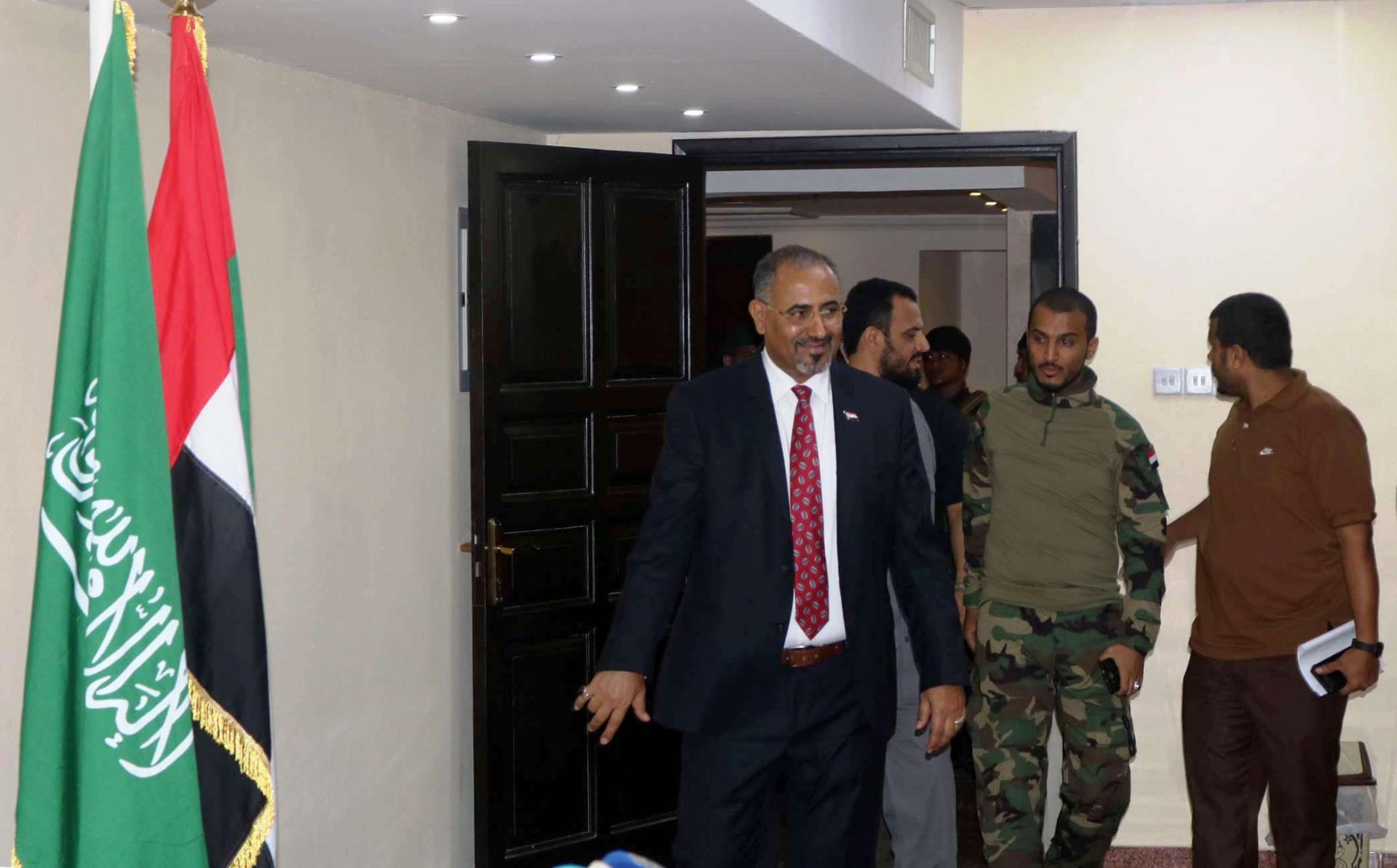 رئيس المجلس الانتقالي الجنوبي عيدروس الزبيدي