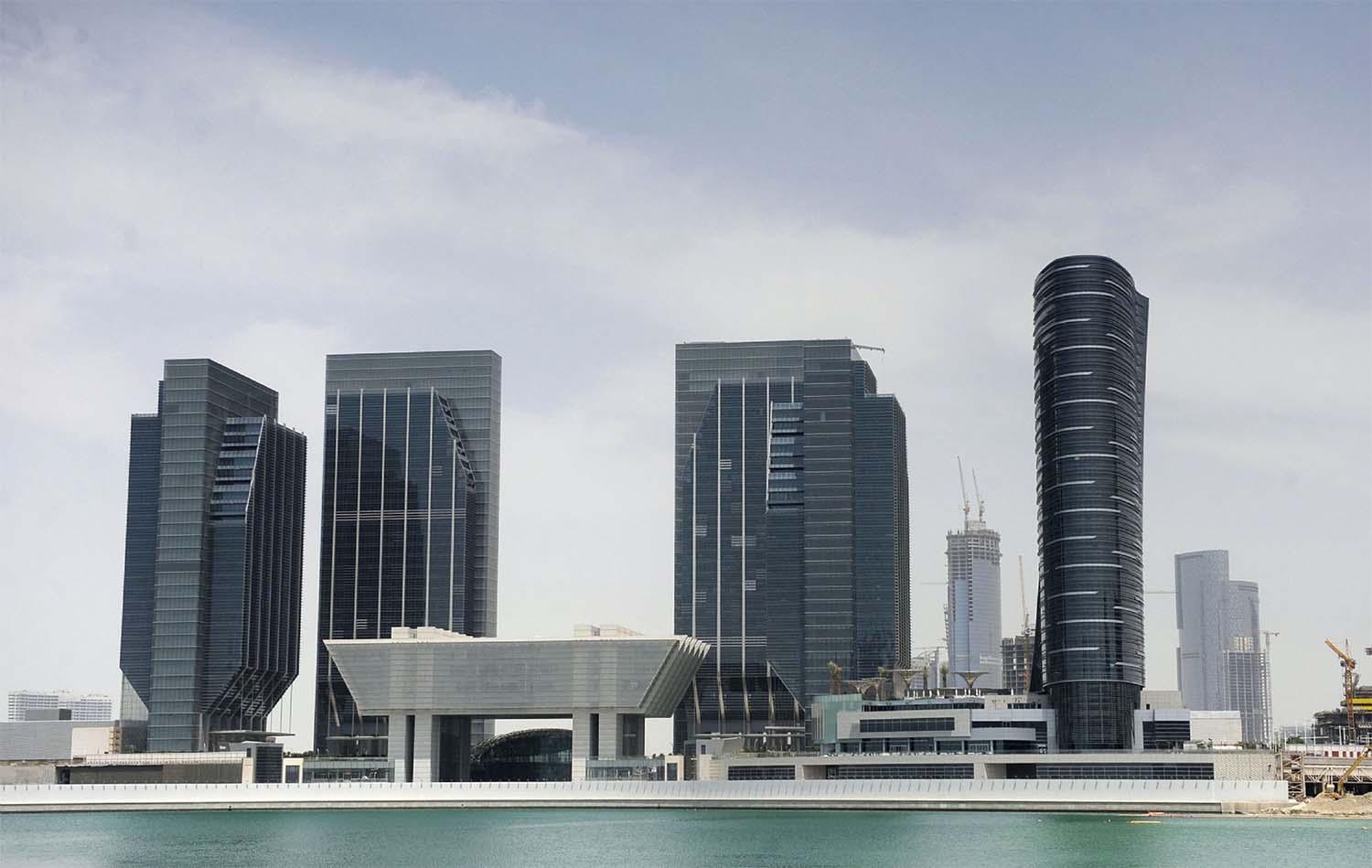 Abu Dhabi's central business district 