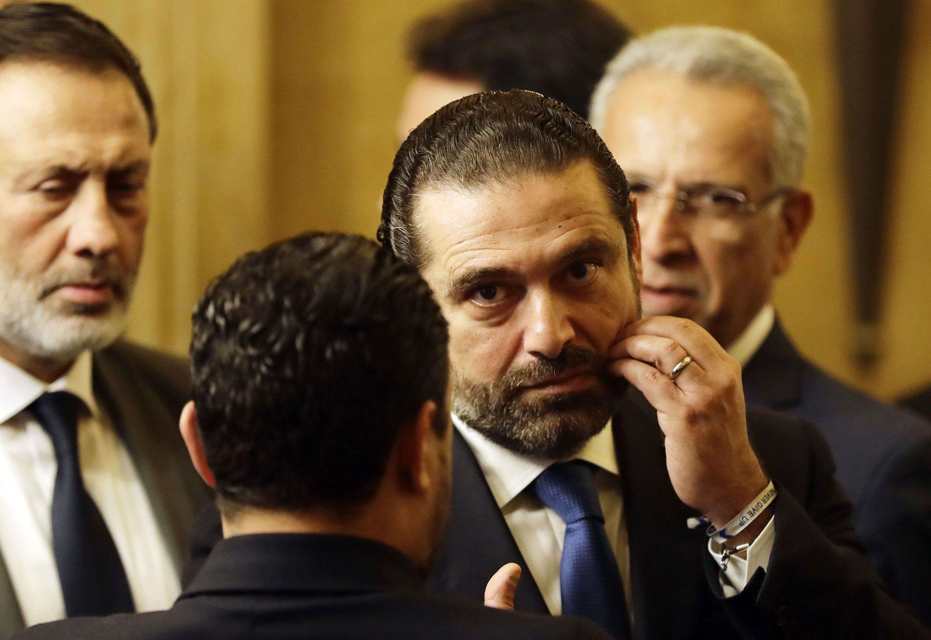 رئيس الوزراء اللبناني المستقيل سعد الحريري