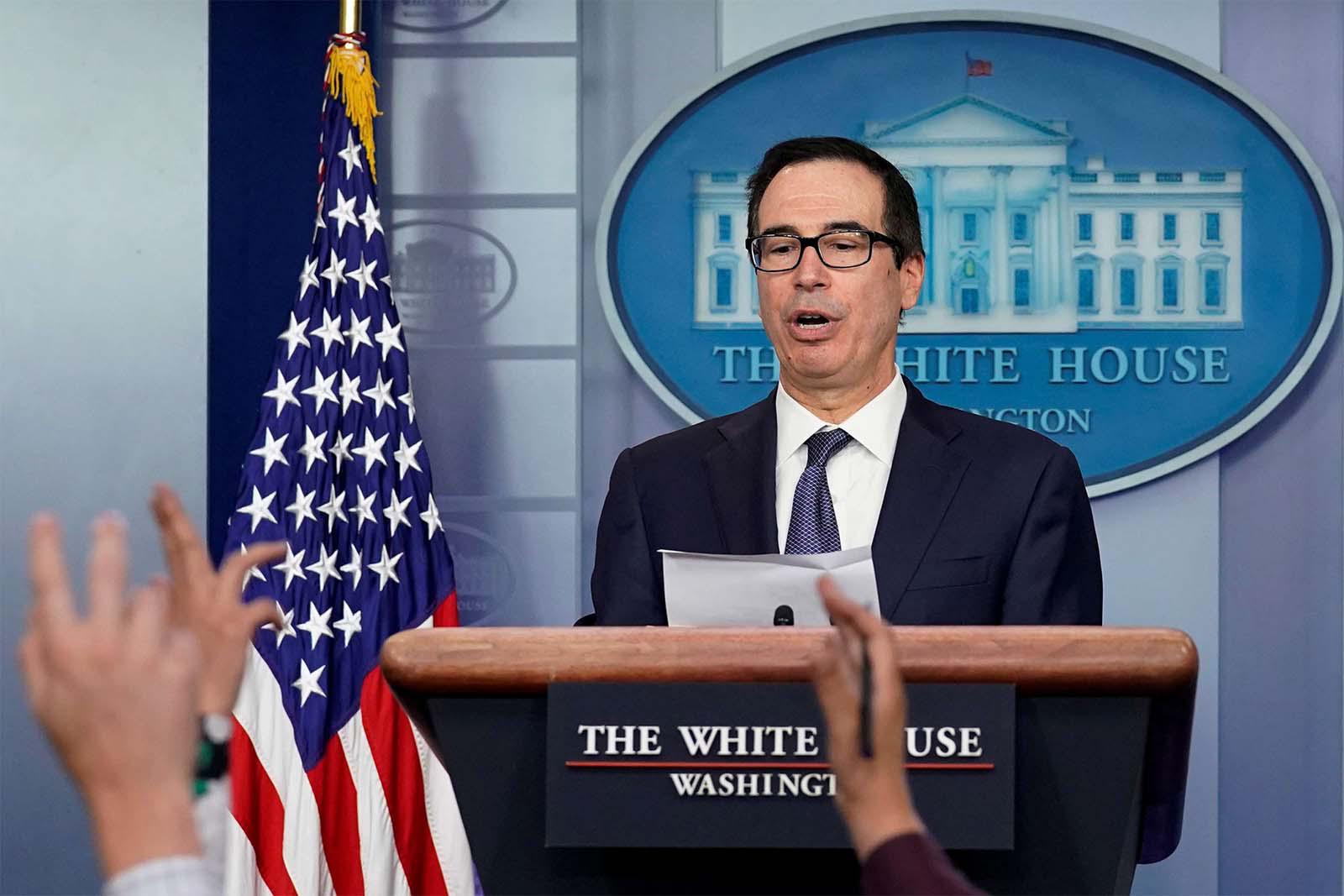 US Treasury Secretary Steve Mnuchin