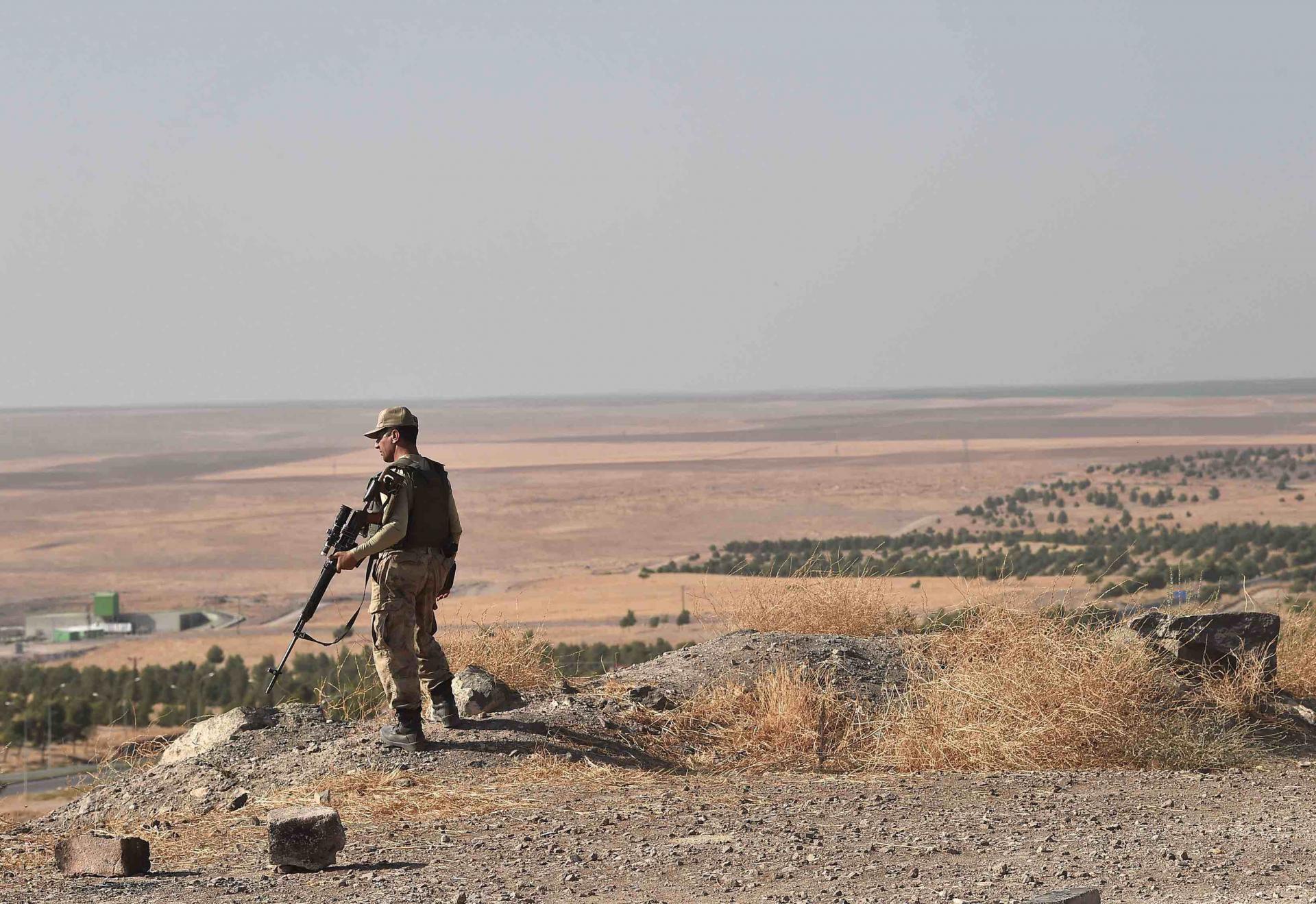 Turkish and Russian forces are meant to start patrolling a section of the Turkish-Syrian border that runs 10 km deep into Syria
