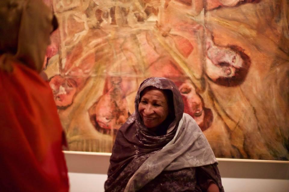 الفنانة السودانية كمالا إبراهيم إسحاق (الصورة من حساب الفنانة على فيسبوك)