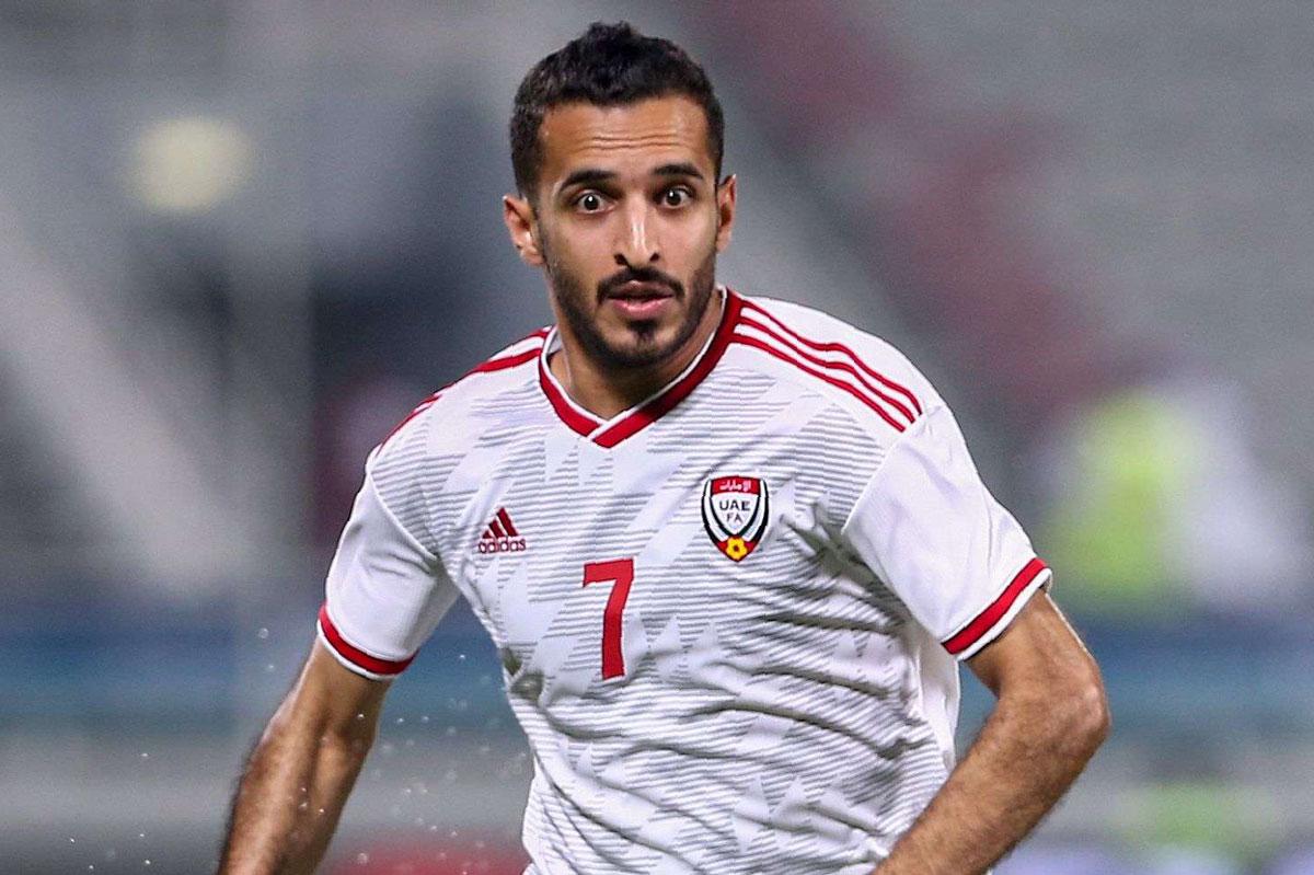 ثلاثية مبخوت تضعه على صدارة هدافي الامارات في بطولات كأس الخليج