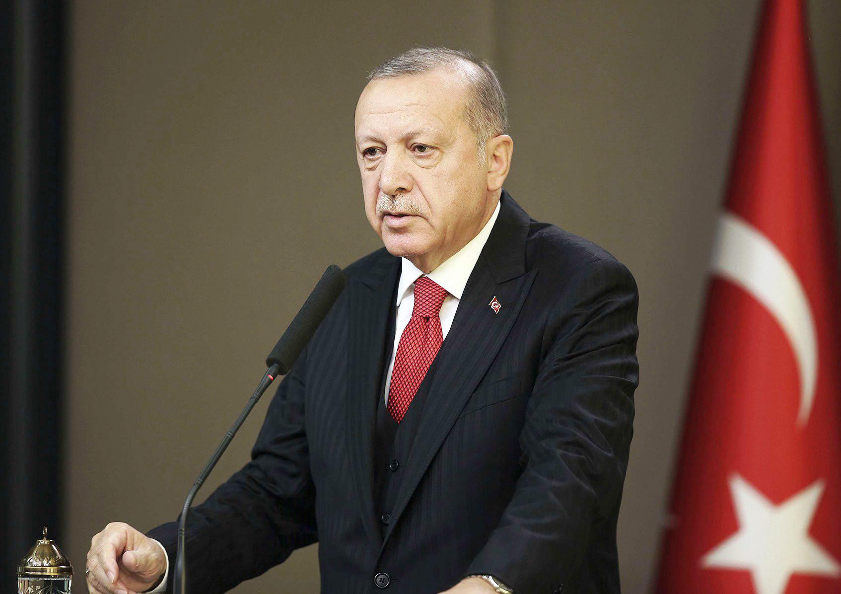 الرئيس التركي رجب طيب أردوغان