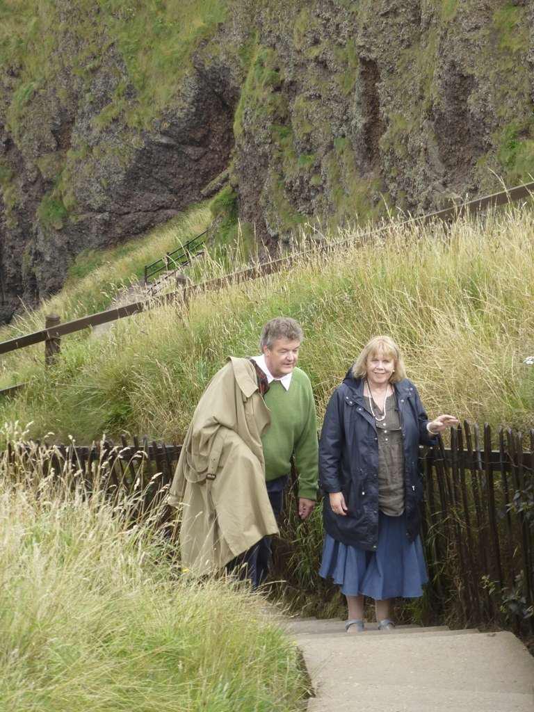 Jane Matthew and her husband Francis Matthew pictured in an unknown location